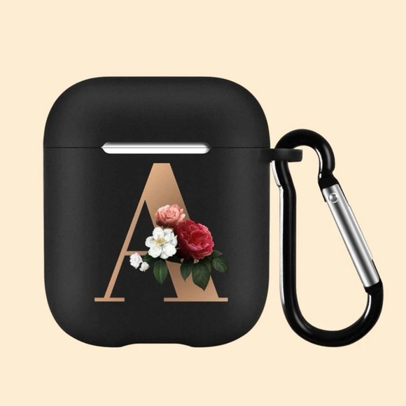 Black with letter A, Airpods 1 case - Picture 2 of 2